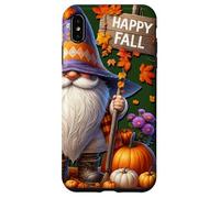 Happy Fall GNOME with Farm Fresh Pumpkins and Autumn Vibes Carcasa para iPhone XS MAX