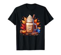 Happy Fall Vibes Autumn Hot Drinks For Pumpkin Spice Season Camiseta