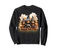 Happy Fall Y'all Cute Autumn Lantern Sweater Weather Design Sudadera