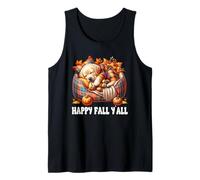 Happy Fall Yall Decor For Labrador Lover Cozy Autumn Vibes Camiseta sin Mangas