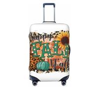 Happy Fall Y'All - Fundas protectoras elásticas para equipaje de 45,7 a 81,3 cm, Black, S
