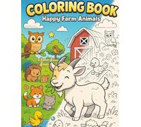 Happy Farm Animals!: Coloring Book