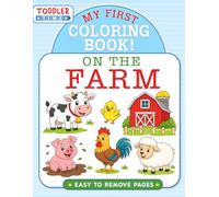 Happy Farm Friends Coloring Book for Ages 2-4: Easy and Fun Animal Coloring Pages, Baby Animals, and Country Scenes for Young Children: A Beginner ... Country Animals, Large Simple Illustrations.