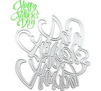 Happy Father's Day Cutting, Plantilla De Estampado De Recortes De Bricolaje De Brotes