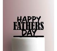 Happy Fathers Day - Decoración acrílica para tartas de 8 pulgadas de ancho/rosa