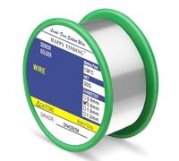 HAPPY FINDING Soldadura de estaño, baja temperatura 138 ℃ soldadura sin plomo (Sn42 Bi58/0,8 mm, 50 g)