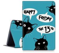 Happy Friday Cat - Funda para Samsung Galaxy Tab A7 de 10.4 pulgadas 2020 (SM-T500/T505/T507), funda de piel sintética con múltiples ángulos de visión y soporte plegable para Galaxy Tab A7 2020