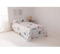 Happy Friday Colcha 100% algodón multicolor 180x260 cm (cama 80/90)