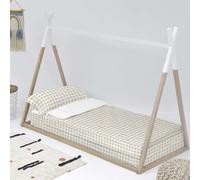 Happy Friday Saco nórdico 100% algodón beige 90x200 cm (cama 90) sin relleno