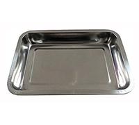 Happy Friends - Bandeja para Servir Rectangular Honda - Acero Inoxidable - 32*22*4,8 cm