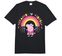 Happy Friends Forever Classic de Peppa Pig Rainbow Vibes Stars Comfort Colors Adult Heavyweight T-Shirt