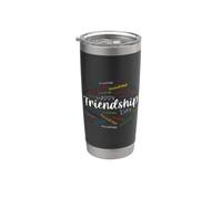 Happy Friendship Day | Amigos | Felicidad Vaso térmico de acero inoxidable de doble pared