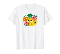 Happy Fruit Friends Cute Colorful Design Camiseta