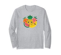 Happy Fruit Friends Cute Colorful Design Manga Larga