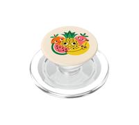 Happy Fruit Friends Cute Colorful Design PopSockets PopGrip para MagSafe