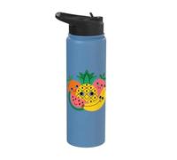 Happy Fruit Friends Cute Colorful Design Stainless Steel Insulated Water Bottle
