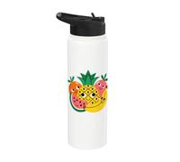 Happy Fruit Friends Cute Colorful Design Stainless Steel Insulated Water Bottle