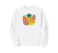 Happy Fruit Friends Cute Colorful Design Sudadera