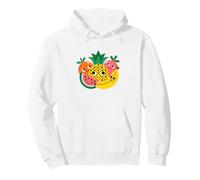 Happy Fruit Friends Cute Colorful Design Sudadera con Capucha