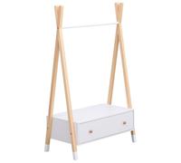 Happy Garden Armario Infantil LOU con cajón de Estilo escandinavo, Perchero