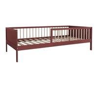 Happy Garden Cama Infantil Adam, tamaño 190x90cm, con somier de láminas Estructura de Madera Color Terracota, fácil de Montar Dormitorio Infantil cálido y Colorido.