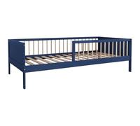 Happy Garden Cama Infantil Adam, tamaño 190x90cm, con somier Estructura de Madera Azul Oscuro, fácil de Montar Una excelente opción para Crear un Dormitorio Infantil Alegre y Acogedor.