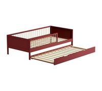 Happy Garden Cama Nido Adam de Madera Terracota, Cama supletoria con somier de láminas, se Puede Guardar Debajo del somier Principal