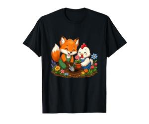 Happy Garden Friends Fox and Chicken Kids Camiseta