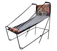 Happy Garden Juego de Baloncesto Plegable Arcade Doble Canasta. Canasta de Baloncesto para Interior con 8 Modos de Juego.