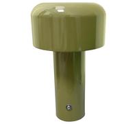 Happy Garden Lámpara de sobremesa LED Verde MIRA, autonomía de 6,5 a 45 Horas, alimentación por batería, Carga por USB-C