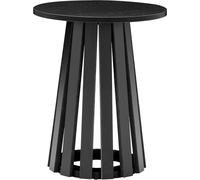 Happy Garden Mesa auxiliar redonda estilo escandinavo 45cm negro