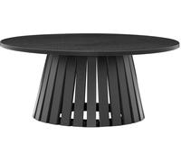 Happy Garden Mesa de centro redonda de estilo escandinavo 80cm negro