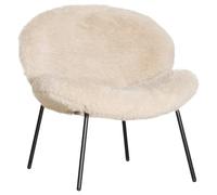 Happy Garden - Silla auxiliar de piel sintética (1 plaza) - Asiento acolchado - Estructura de acero