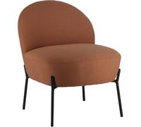 Happy Garden Sillón de tela bouclette naranja