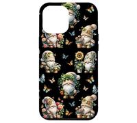 Happy Gardening Gnomes With Cute Butterflies For Summer Carcasa para iPhone 12 Pro Max