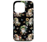 Happy Gardening Gnomes With Cute Butterflies For Summer Carcasa para iPhone 13 Pro