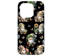 Happy Gardening Gnomes With Cute Butterflies For Summer Carcasa para iPhone 15 Pro
