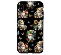 Happy Gardening Gnomes With Cute Butterflies For Summer Carcasa para iPhone XS Max