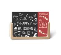 Happy Ghost Fear Halloween 2022 Calendario de escritorio planificador de 12 meses