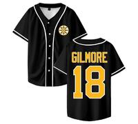 Happy Gilmore 2 - Camiseta de béisbol 3D, color negro, para primavera y verano, para hombre y mujer, 7 (Reino Unido), S