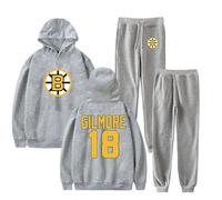 Happy Gilmore 2 Harajuku - Ropa informal para primavera y otoño, gris, XXL