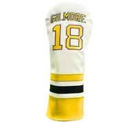 Happy Gilmore Syren - Funda para cabeza de conductor de golf de piel sintética de alta calidad, ajuste Odyssey, cierre magnético, color amarillo