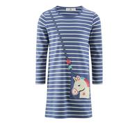 happy girls Vestido azul / turquesa / rosa / blanco 110-116 azul / turquesa / rosa / blanco