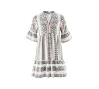 happy girls Vestido caqui / rosa / blanco 128 caqui / rosa / blanco