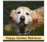 Happy Golden Retriever (Calendar 2026 12" x 24" / 30 x 60 cm (abierto)) CALVENDO 12 Month Wall Calendar