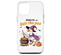 Happy Goose Stir The Pot Witchy Vibes Humor Carcasa para iPhone 12/12 Pro