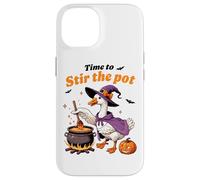 Happy Goose Stir The Pot Witchy Vibes Humor Carcasa para iPhone 14
