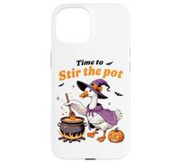 Happy Goose Stir The Pot Witchy Vibes Humor Carcasa para iPhone 15