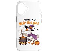 Happy Goose Stir The Pot Witchy Vibes Humor Carcasa para iPhone 16