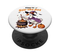 Happy Goose Stir The Pot Witchy Vibes Humor PopSockets PopGrip Adhesivo